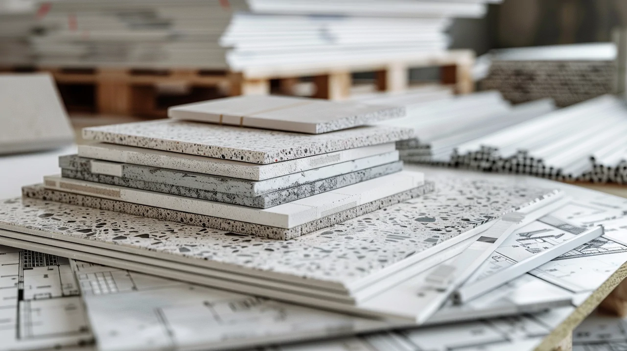 Quantity Surveyor reviewing technical building specifications