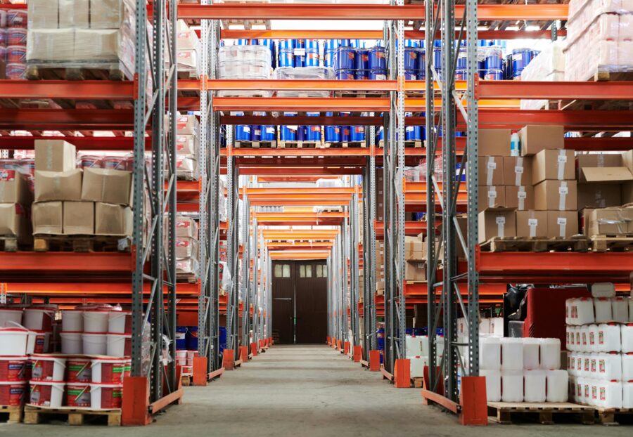 Warehouse storage for timber and flooring materials before export