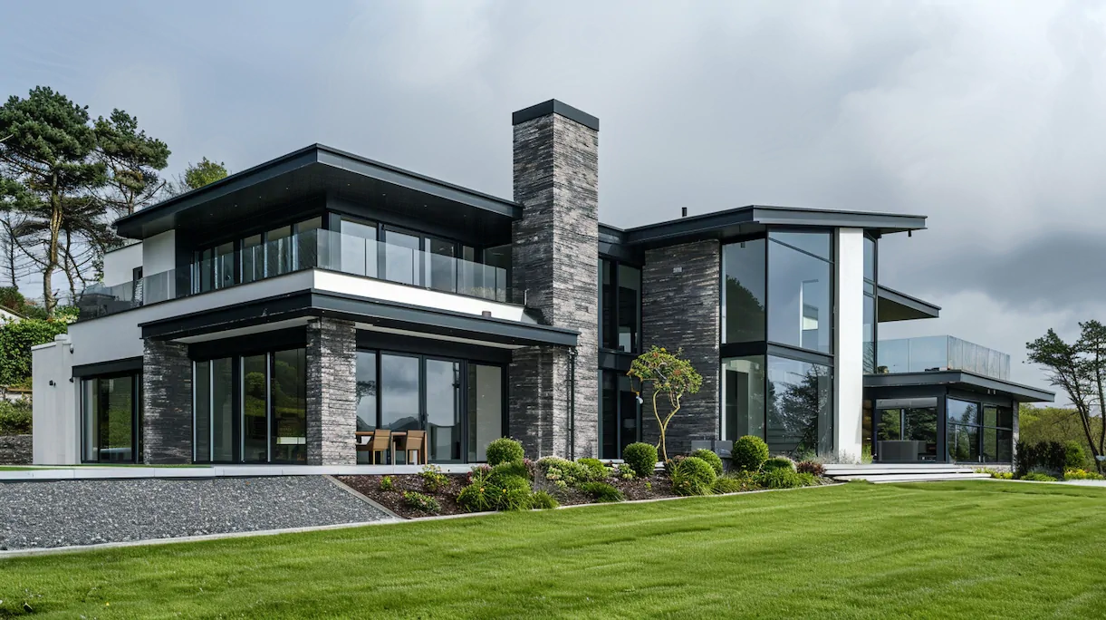Modern Architectural Stone Facade