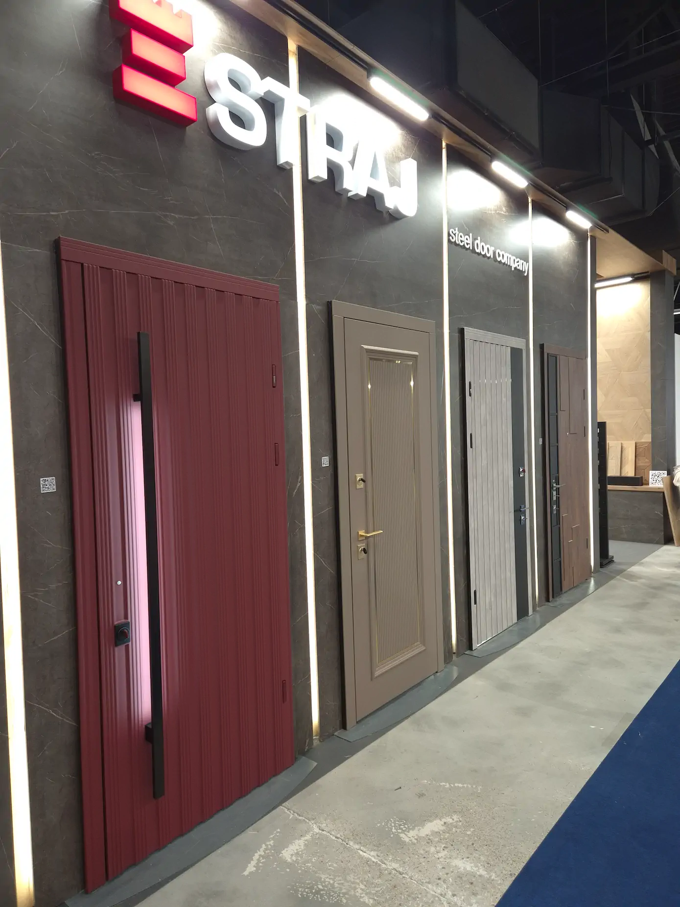 External doors and façade accents