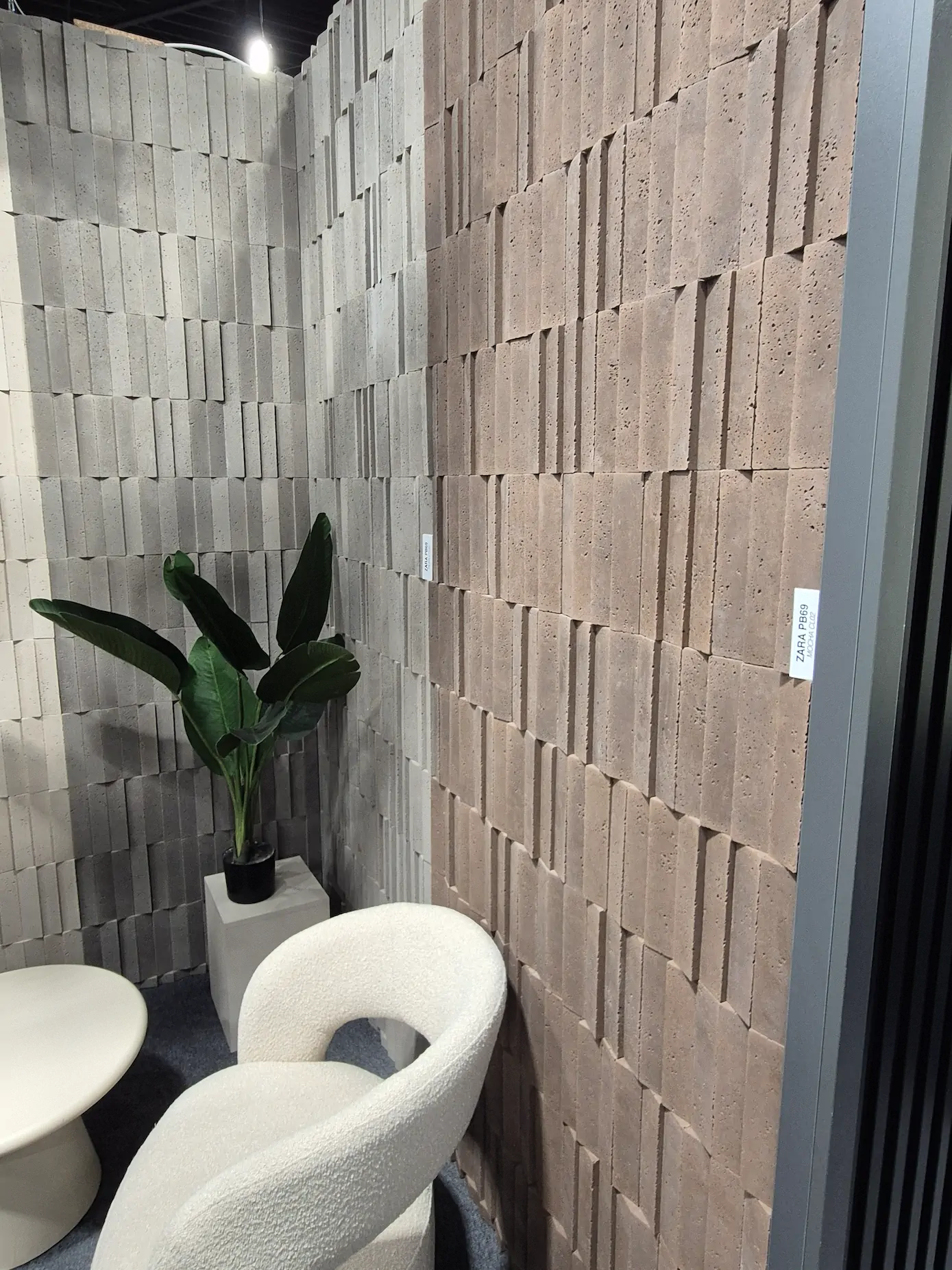 Furniture and kitchen manufacturers exhibiting at a trade fair in Poland