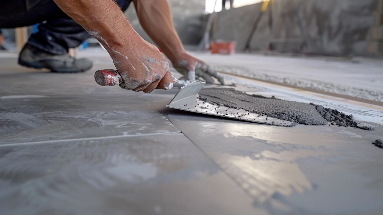 Applying High-Performance Tile Adhesive