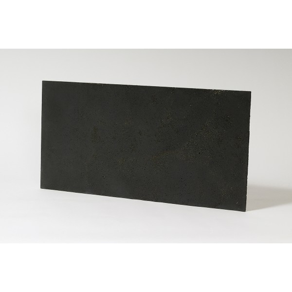 Anthracite architectural concrete wall panel with black aggregate, 100 x 50 cm format